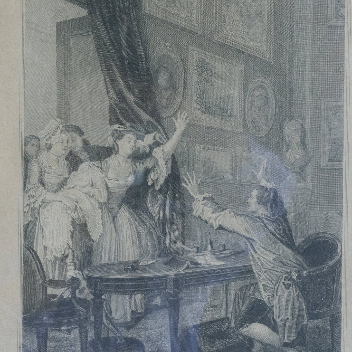Les Adieux Gravure