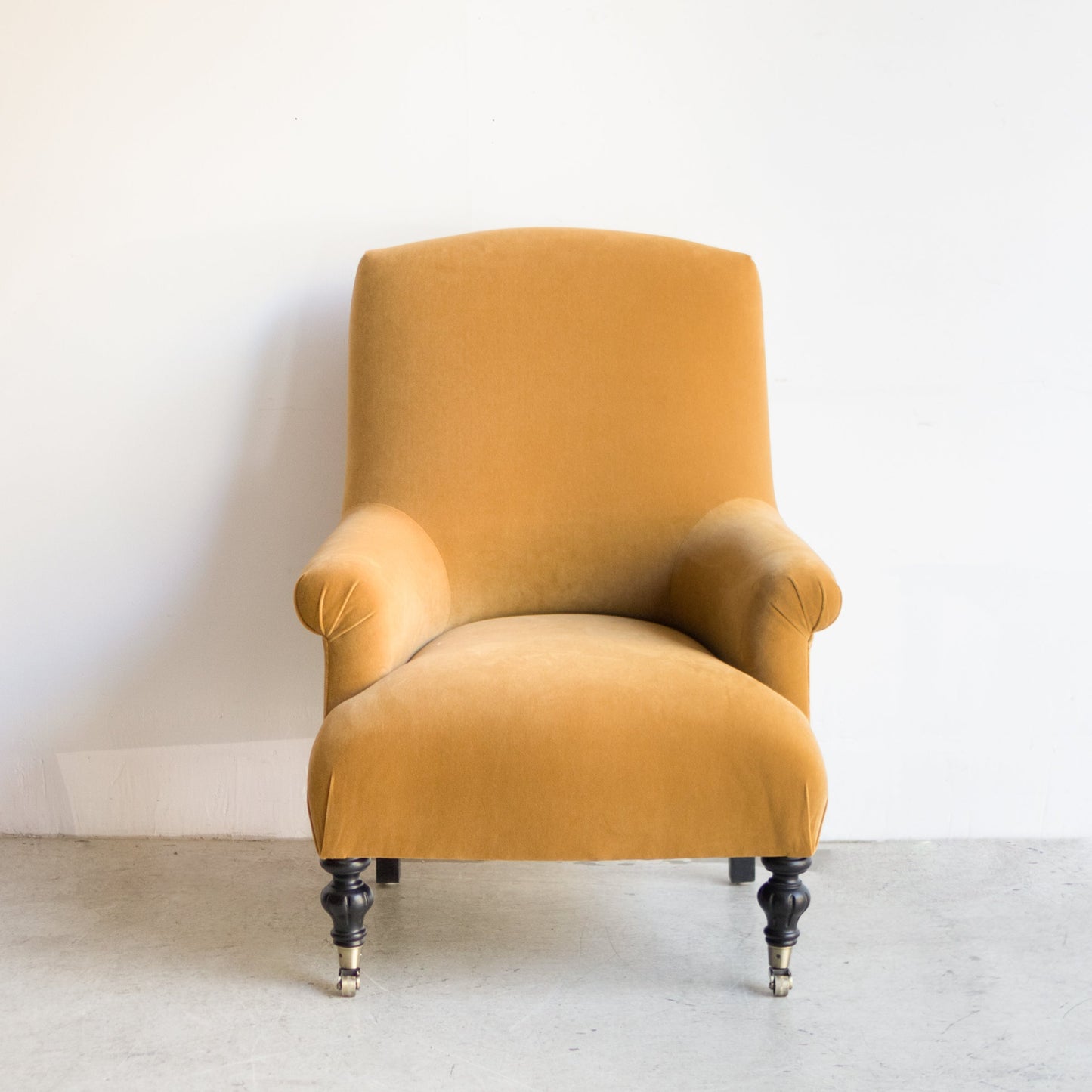 Fauteuil Bellecour | Emile Velours Caramel