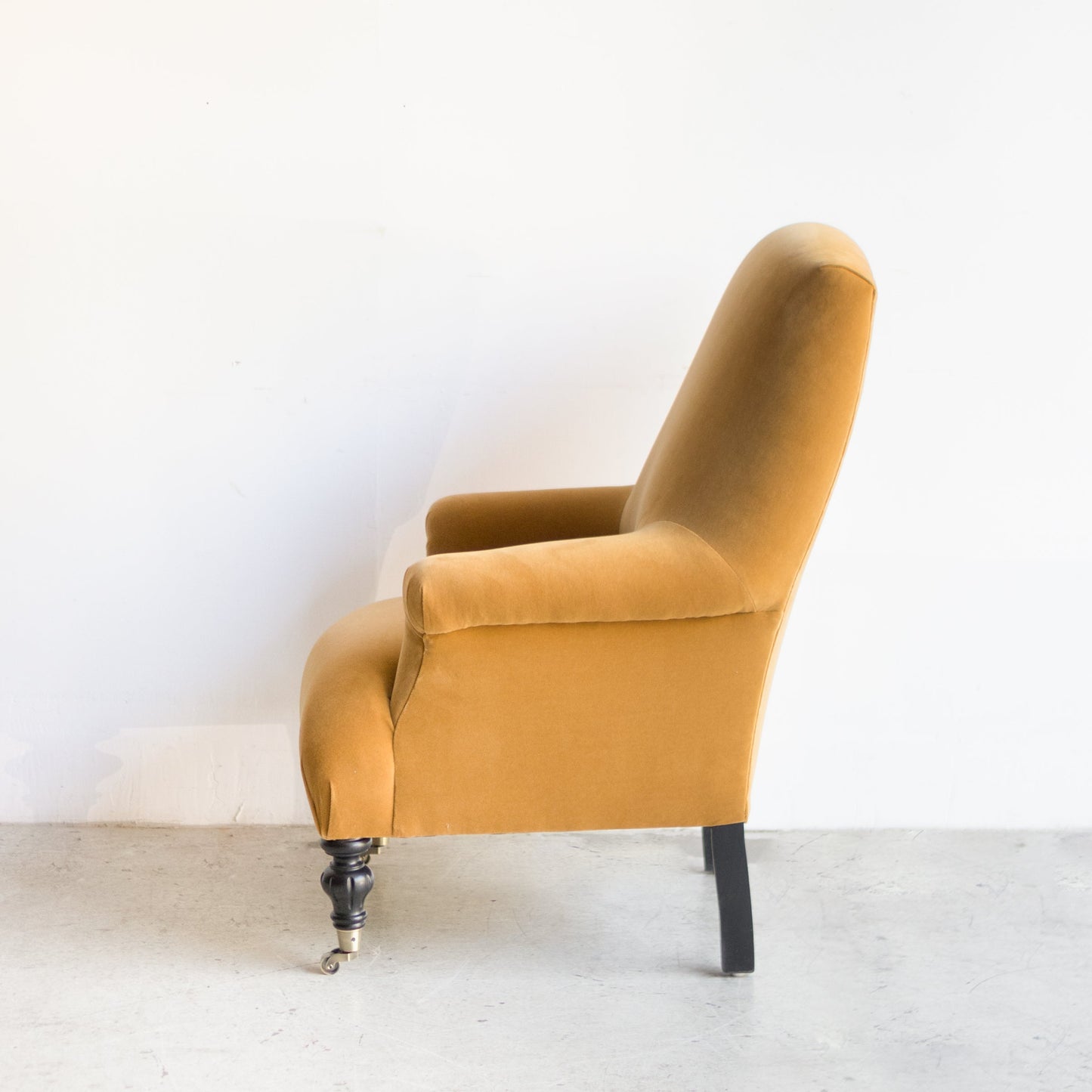Fauteuil Bellecour | Emile Velours Caramel
