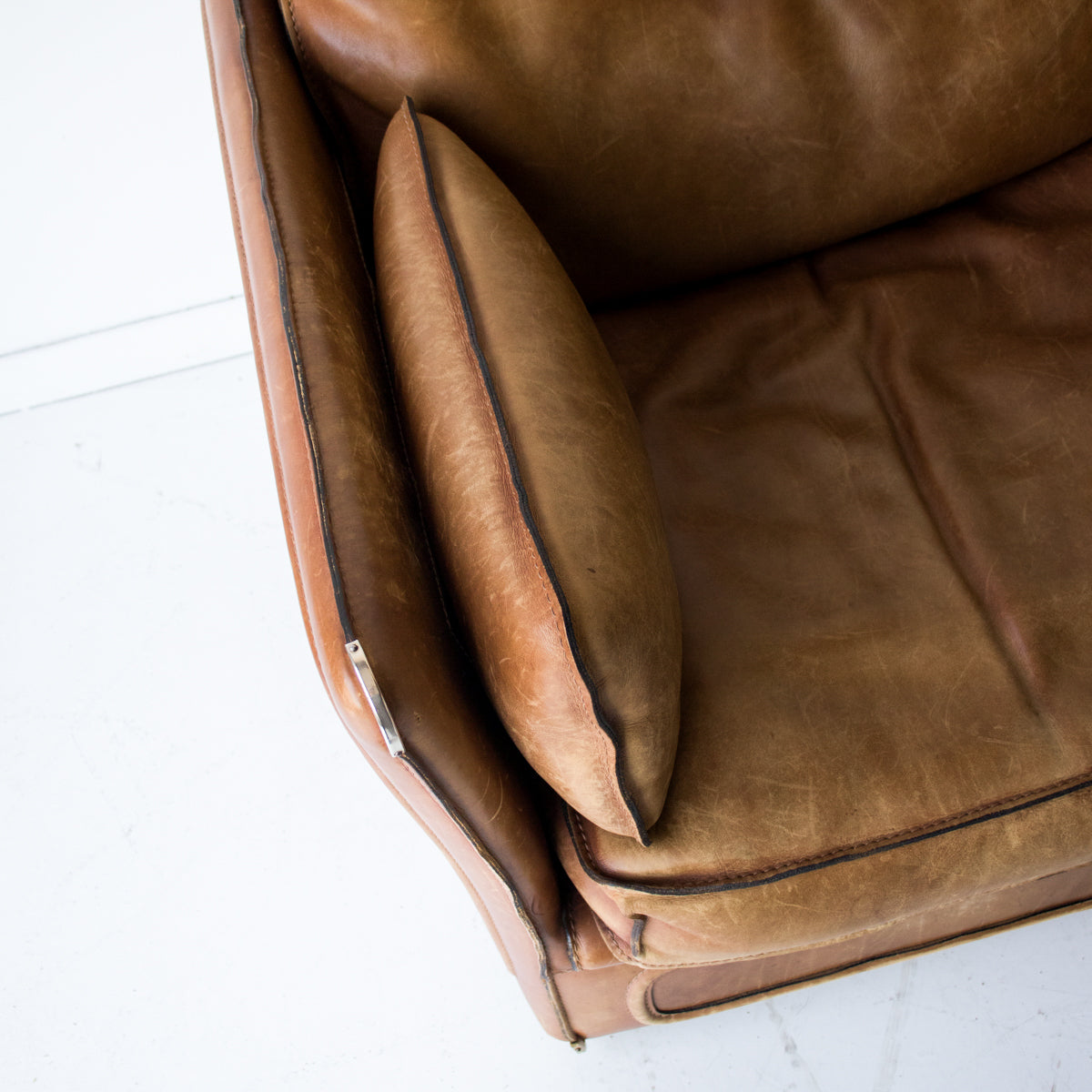 Causeuse Vintage en Cuir Roche Bobois