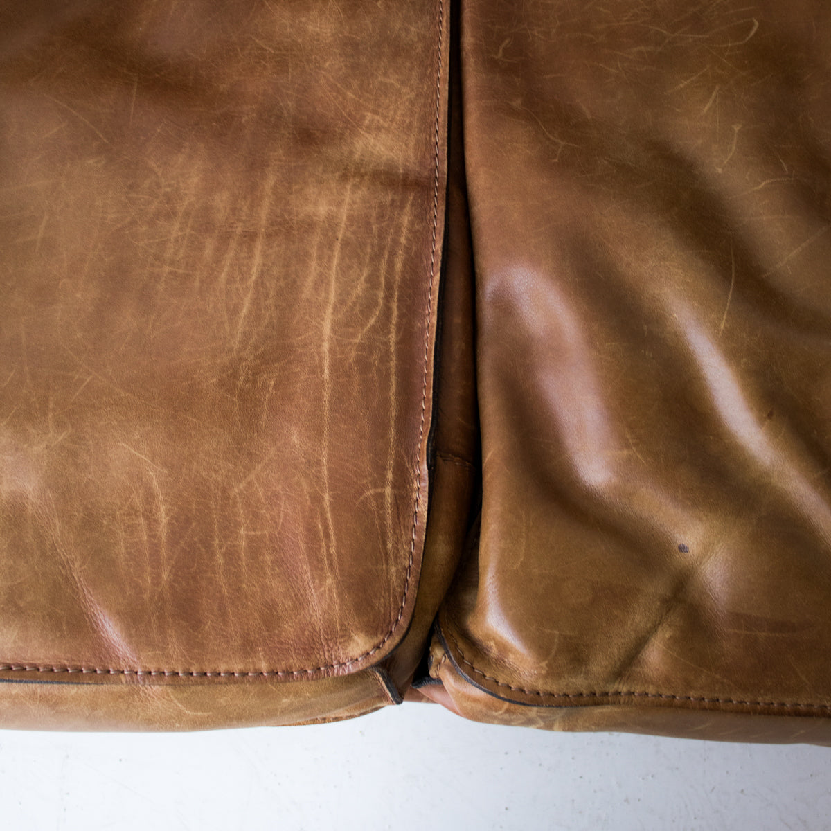 Causeuse Vintage en Cuir Roche Bobois