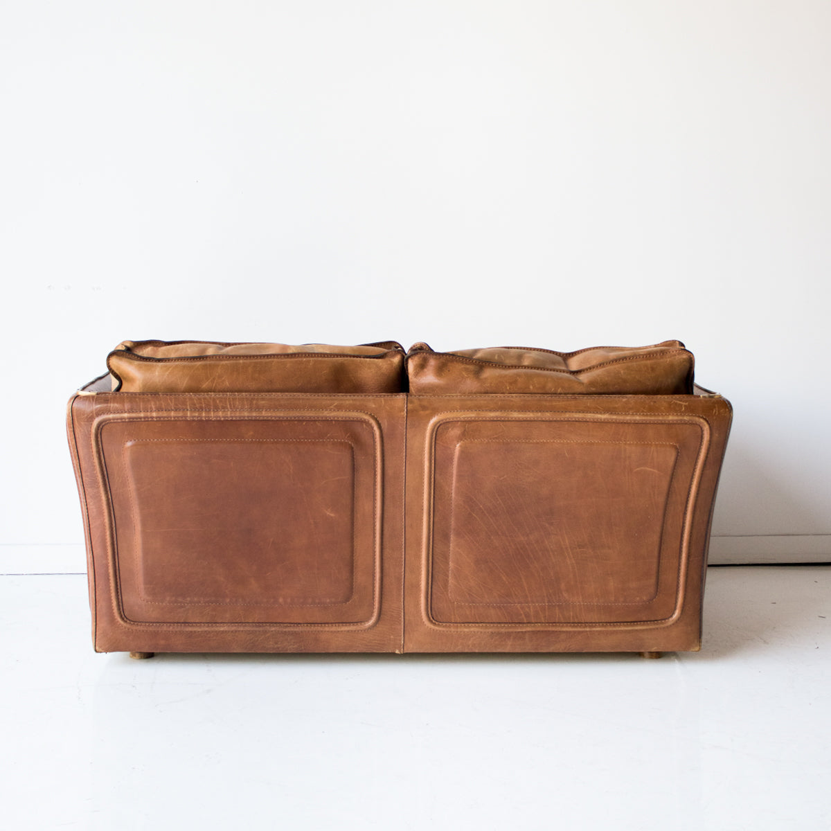 Causeuse Vintage en Cuir Roche Bobois