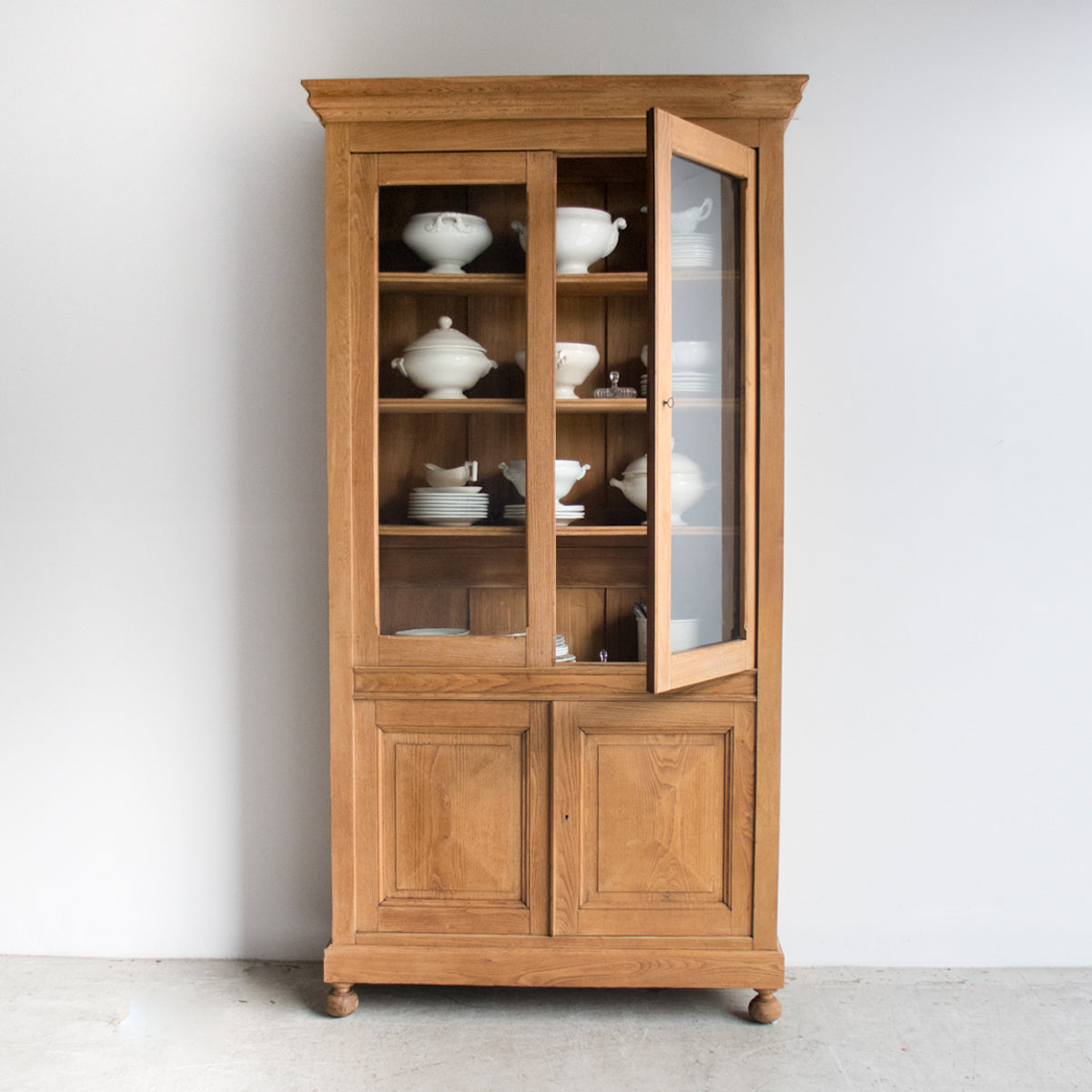 Vitrine Vintage en Chêne