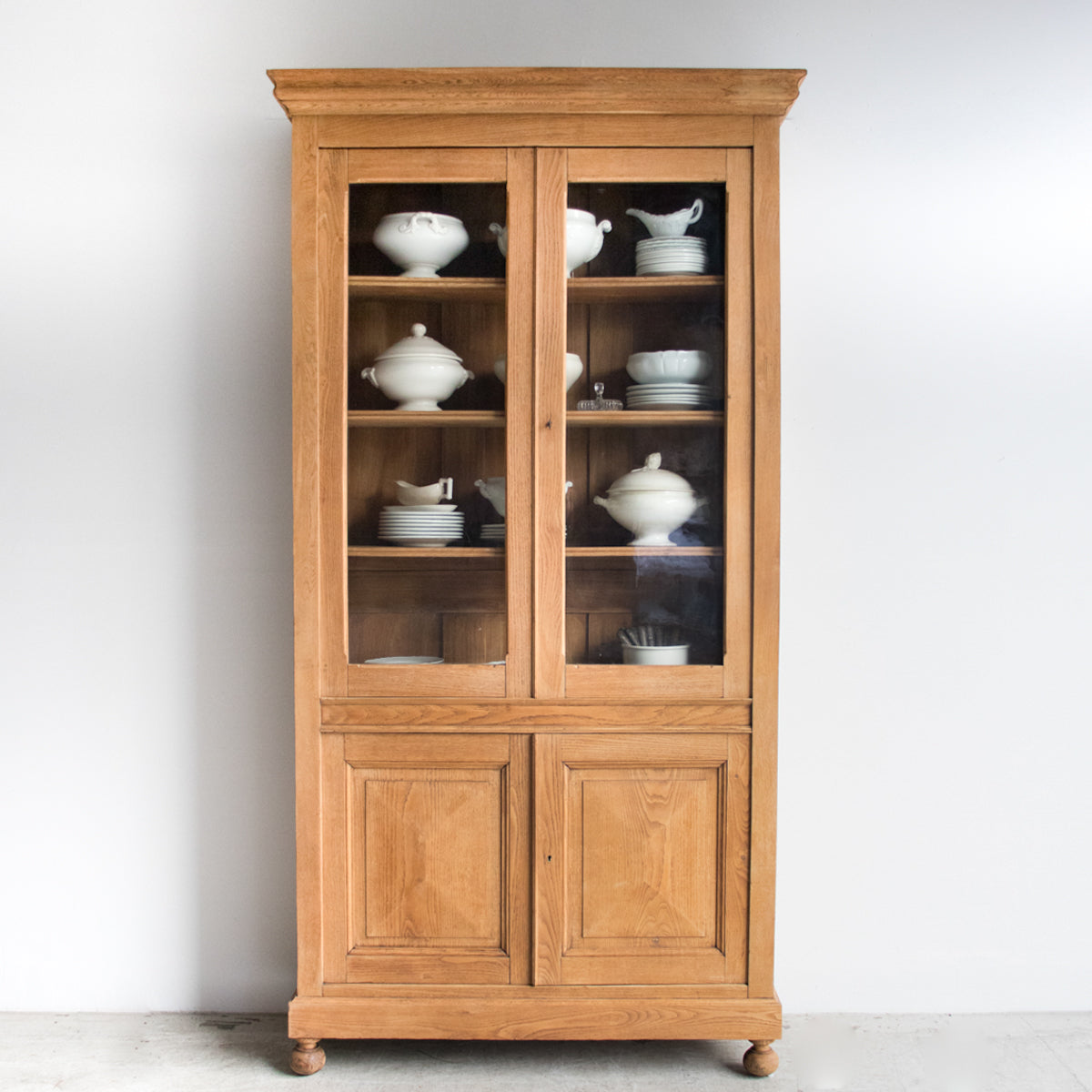 Vitrine Vintage en Chêne