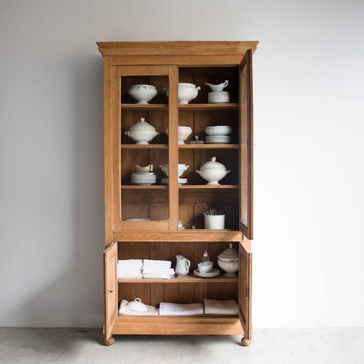 Vitrine Vintage en Chêne