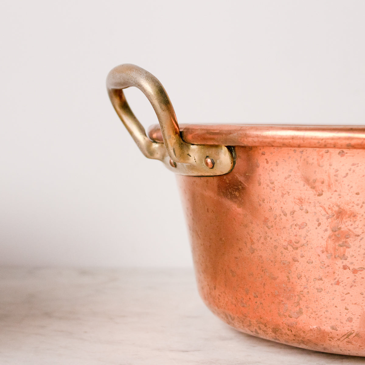 Confiturier vintage en cuivre