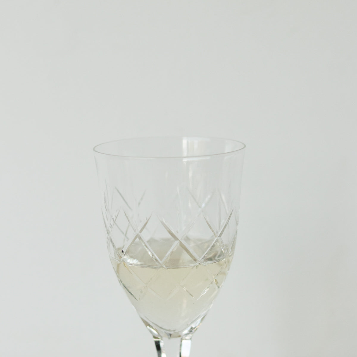 Ensemble de 6 verres à vin en cristal de la Cristallerie Lorraine