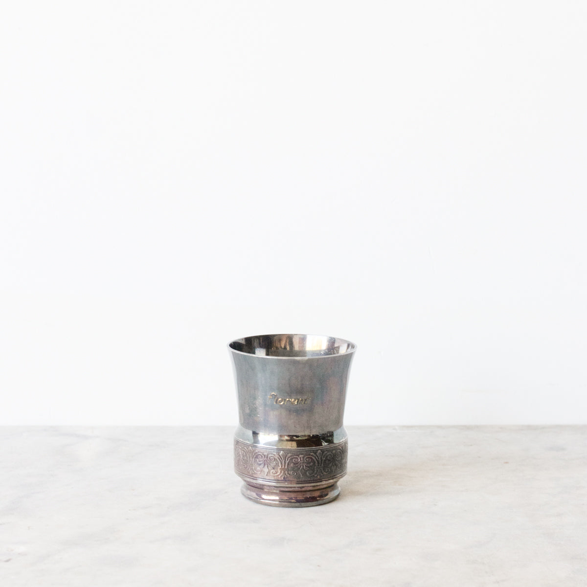 Lot de 5 tasses de baptême gravées