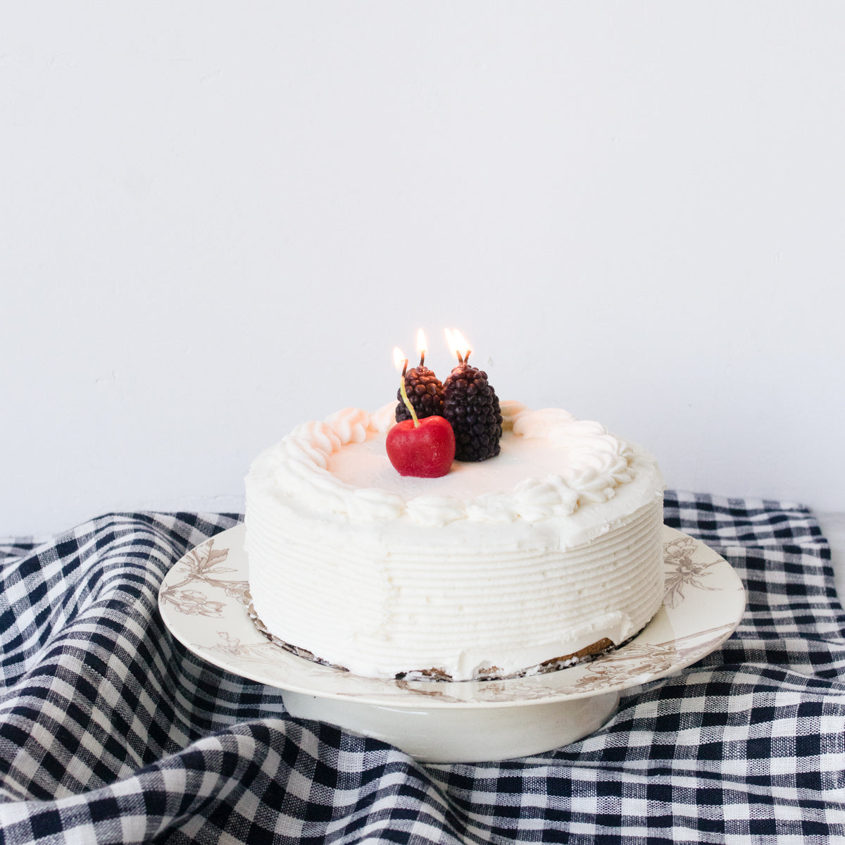Lot de 10 bougies d'anniversaire Berry