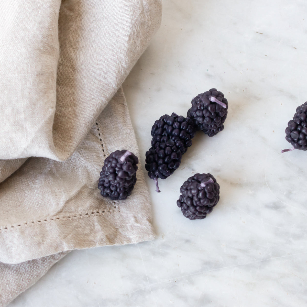 Lot de 10 bougies d'anniversaire Berry