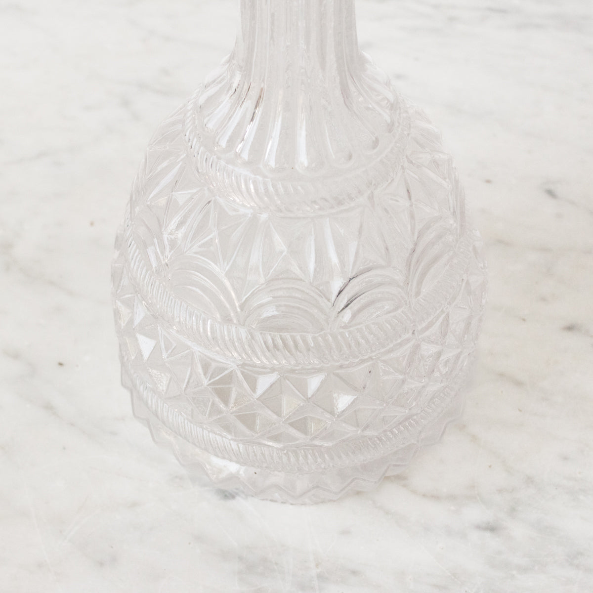Carafe en verre soufflé vintage