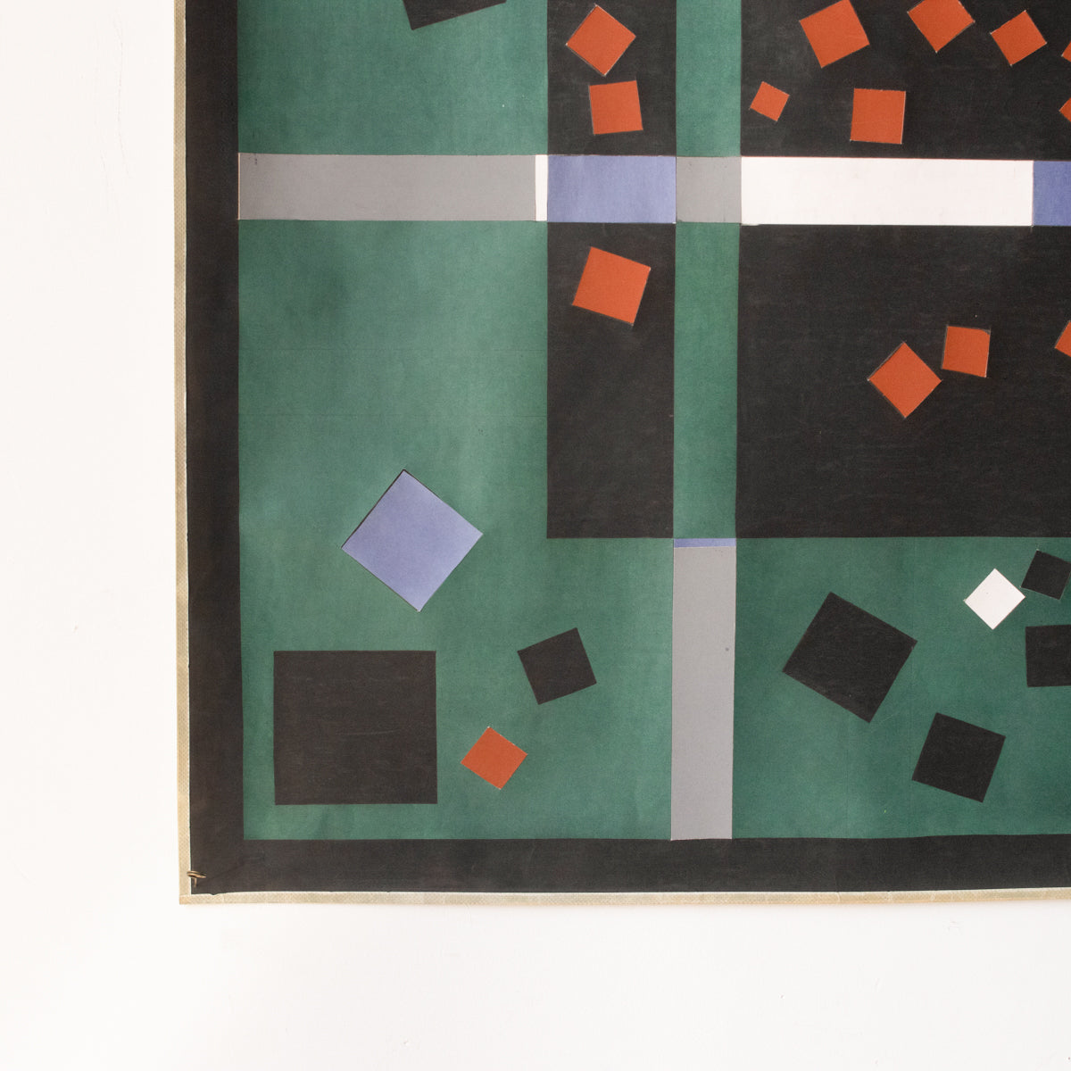 Foulard en soie Atelier Marc Terrier, modèle n° 201