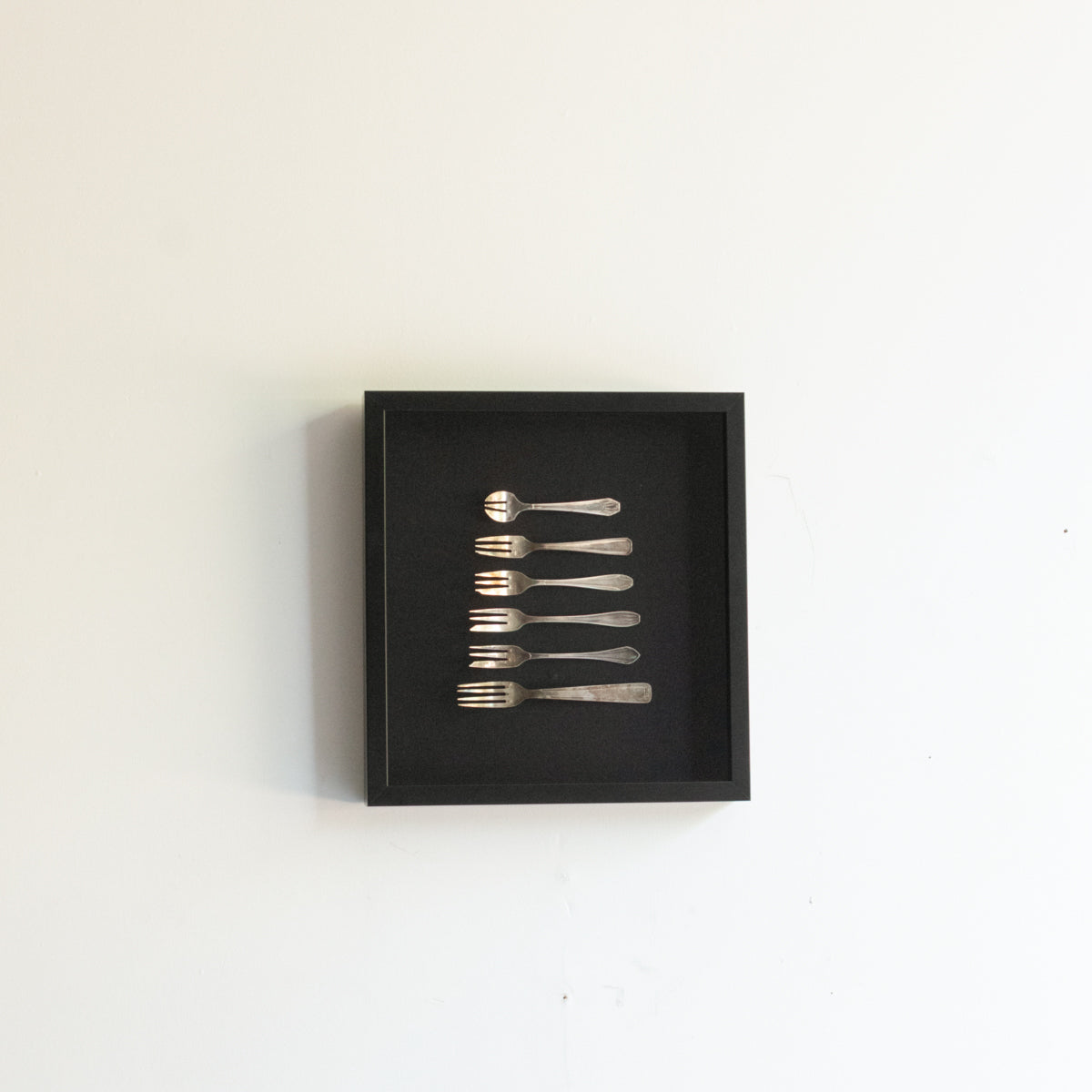 Coffret-fourchette en argent antique | Collection Art déco