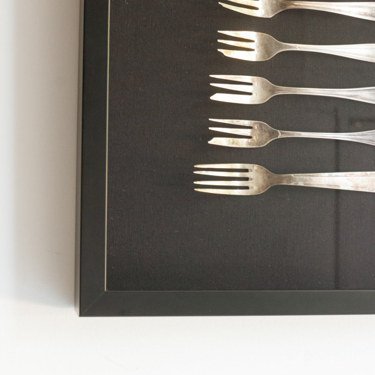 Coffret-fourchette en argent antique | Collection Art déco