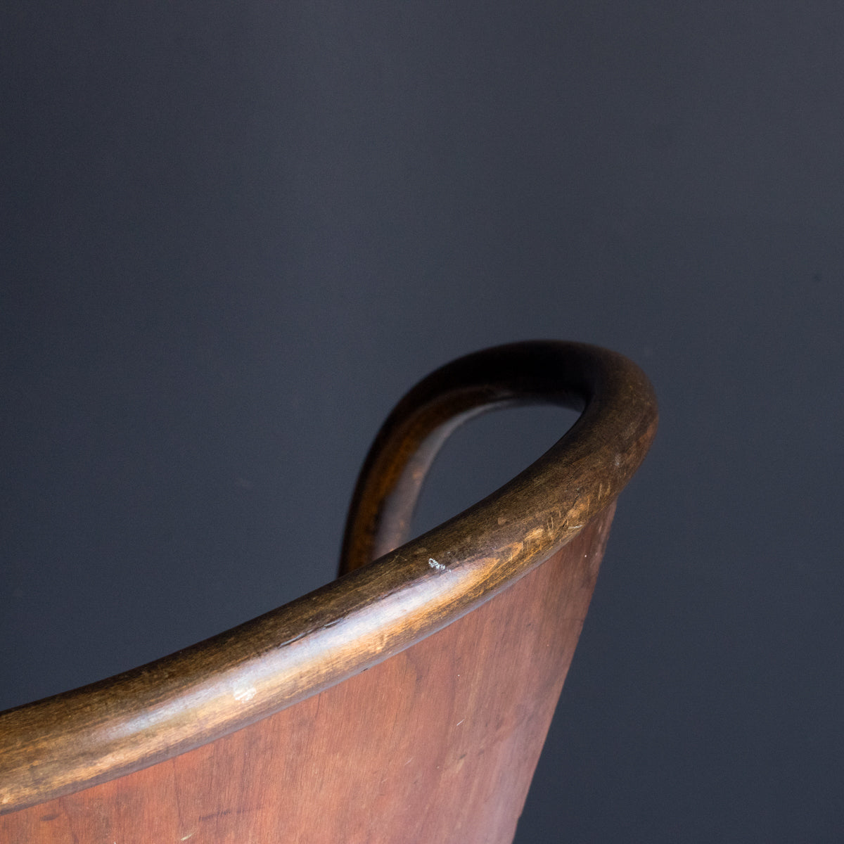 Fauteuil Fischel E15C en bois courbé