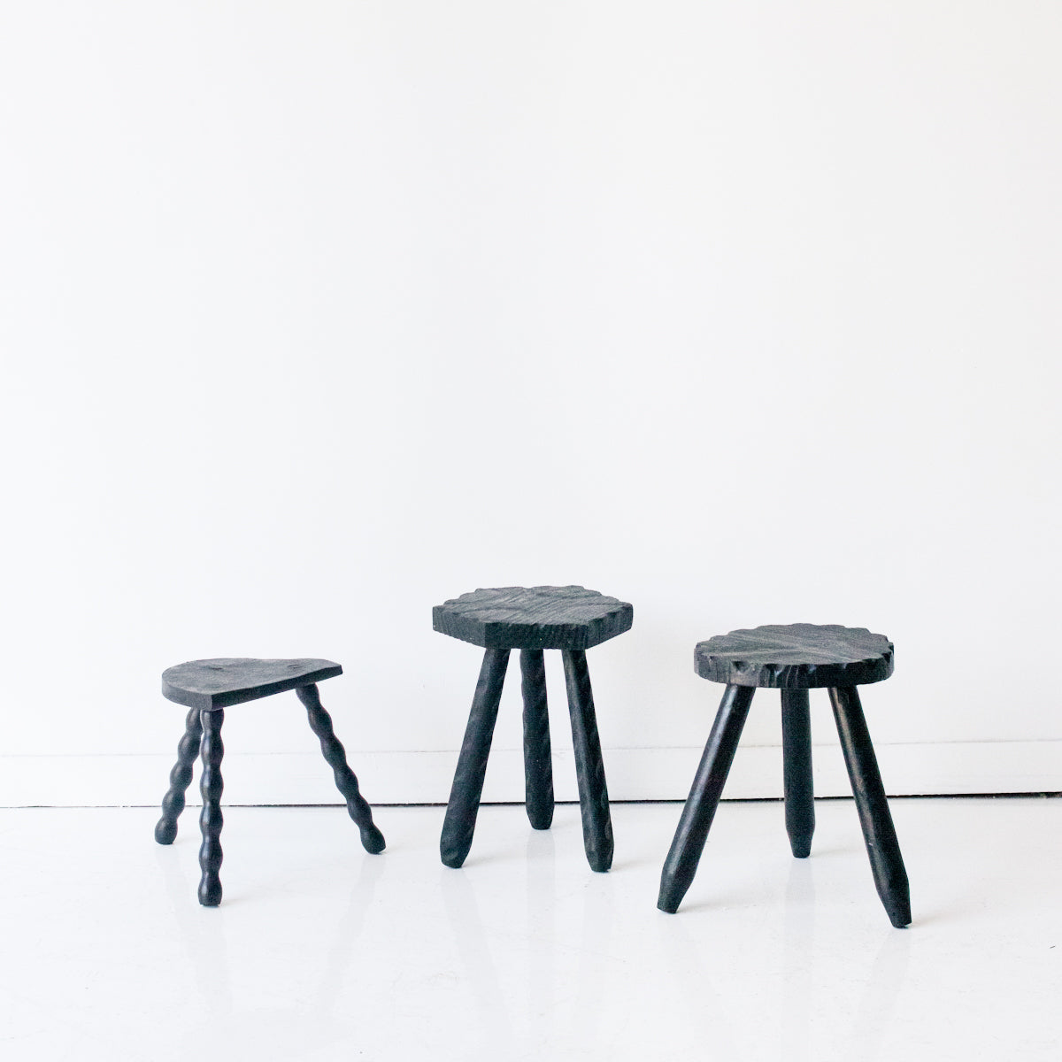 Tabouret de traite Yakisugi