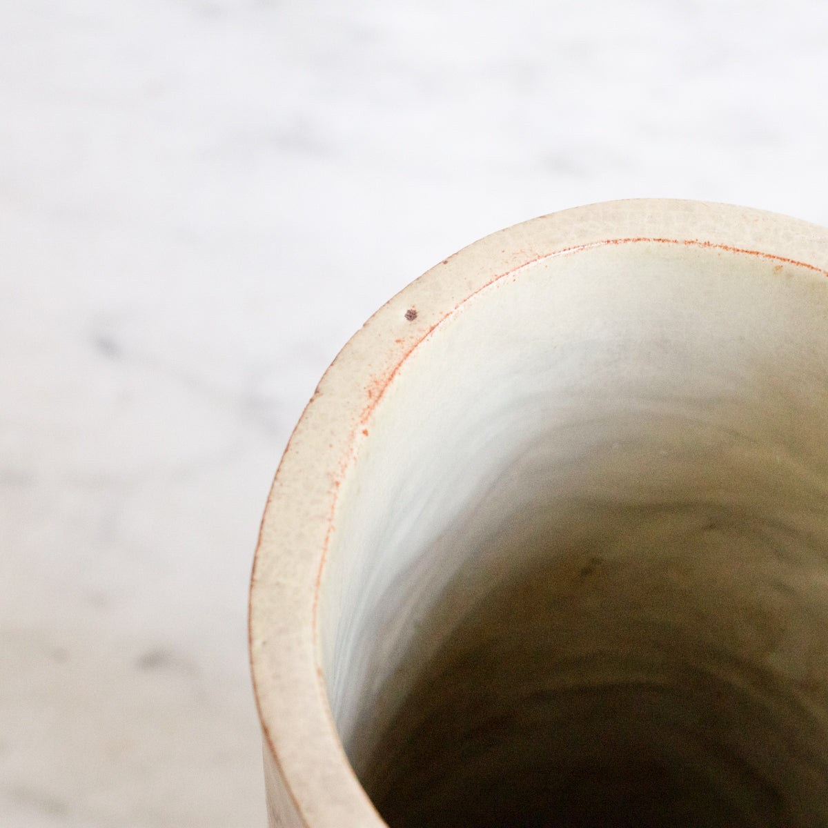 Vase vintage en grès | Signé par l'artiste