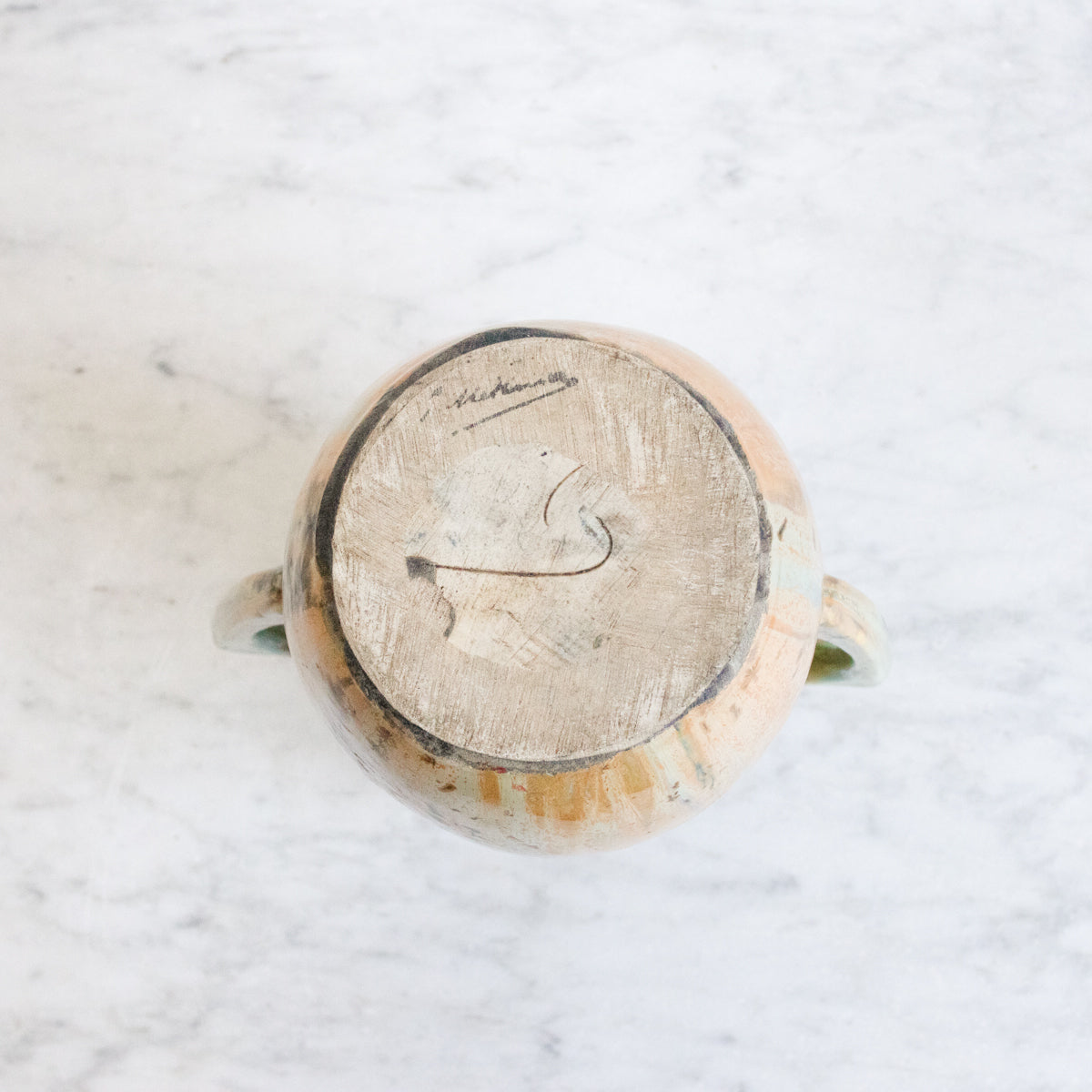 Vase Art déco en grès | Signé par l'artiste