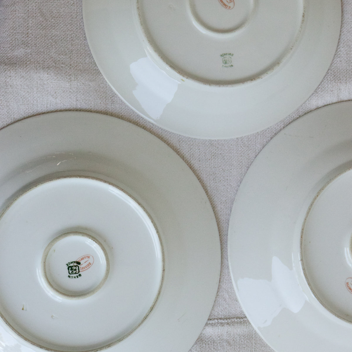 Plateau de porcelaine de l'hôtel Place Tournadre