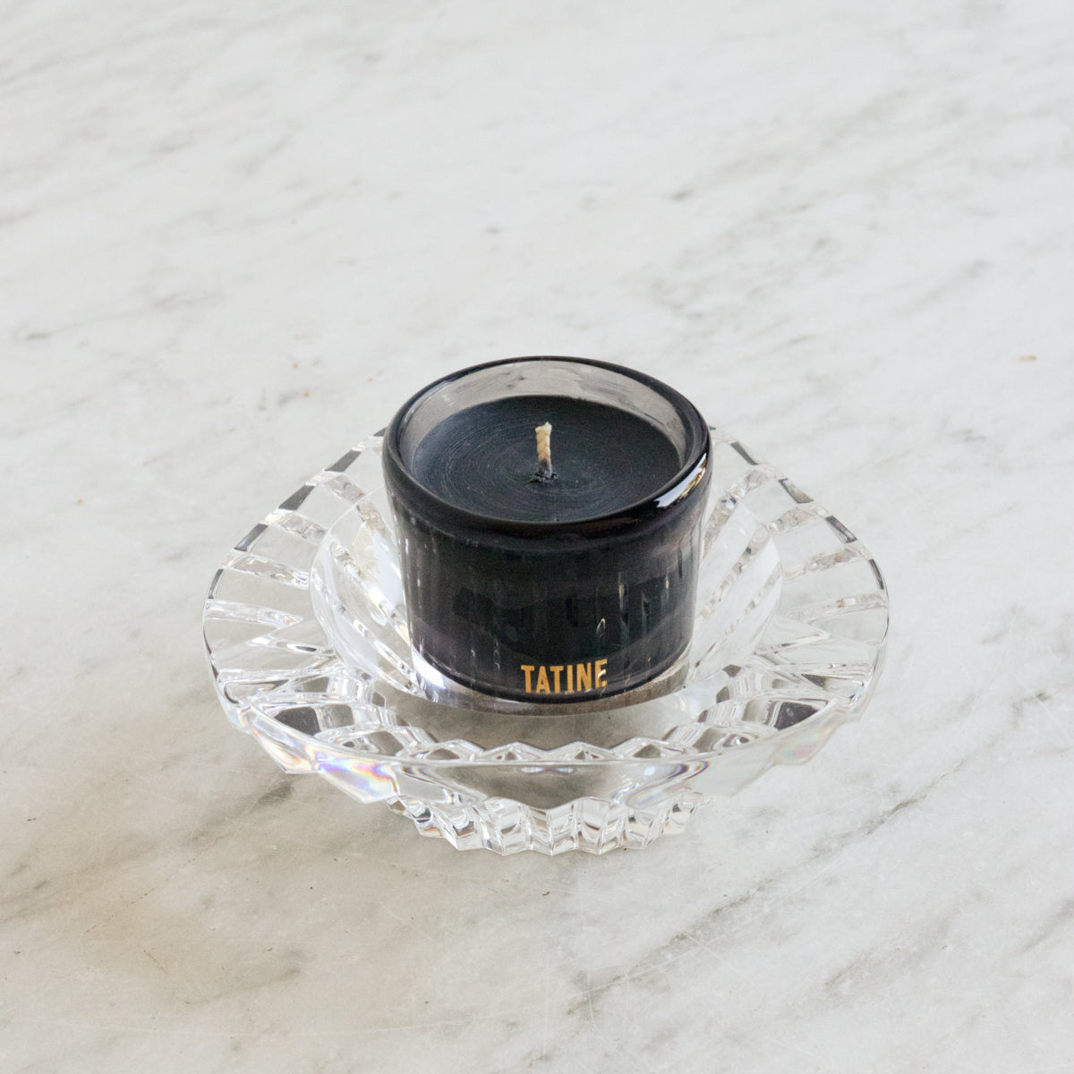 Cendrier vintage en cristal de Baccarat
