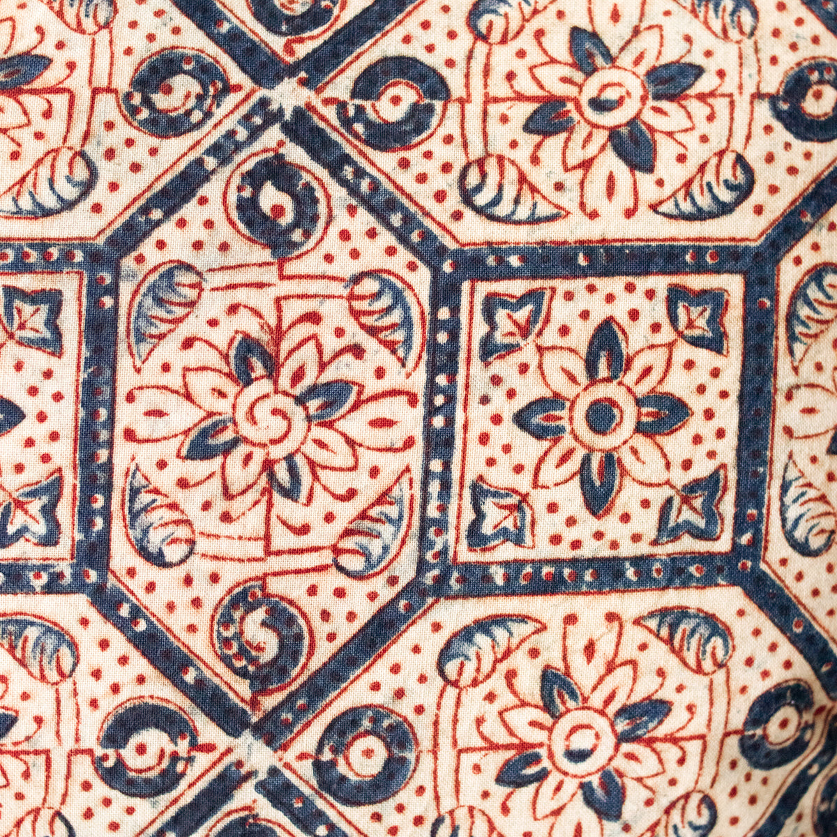 Housse de coussin à imprimé bloc | Lipika Indigo