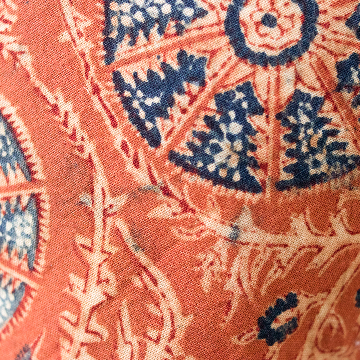 Housse de coussin à imprimé bloc | Karuna Safran