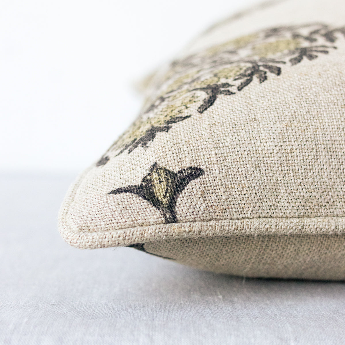Housse de coussin à imprimé bloc | Mour Coco