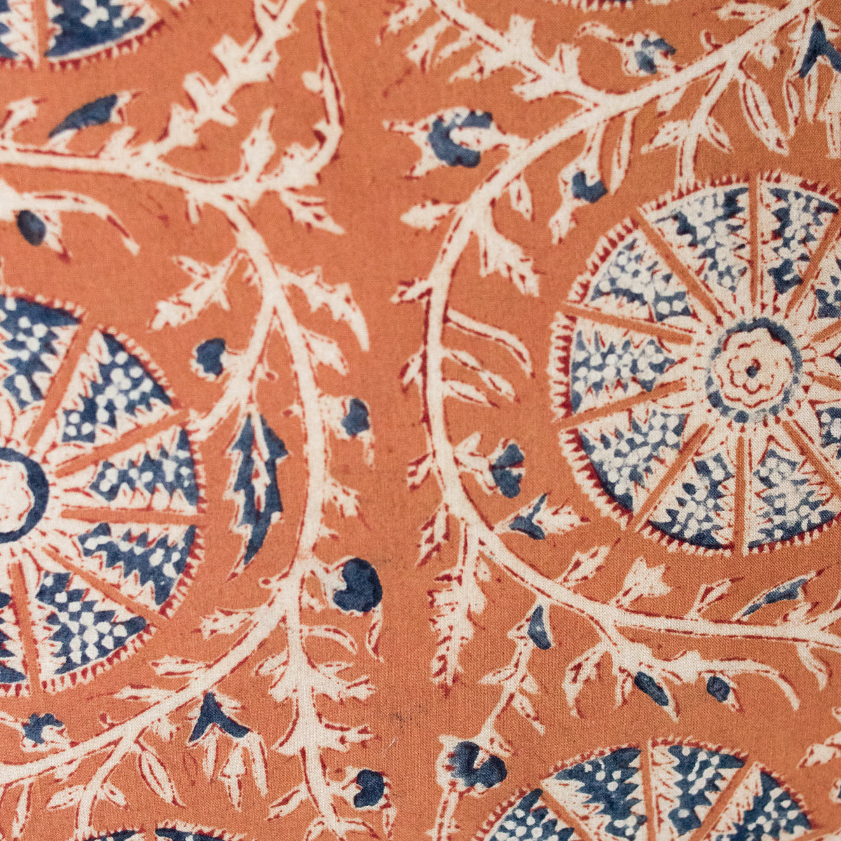 Housse de coussin à imprimé bloc | Karuna Safran