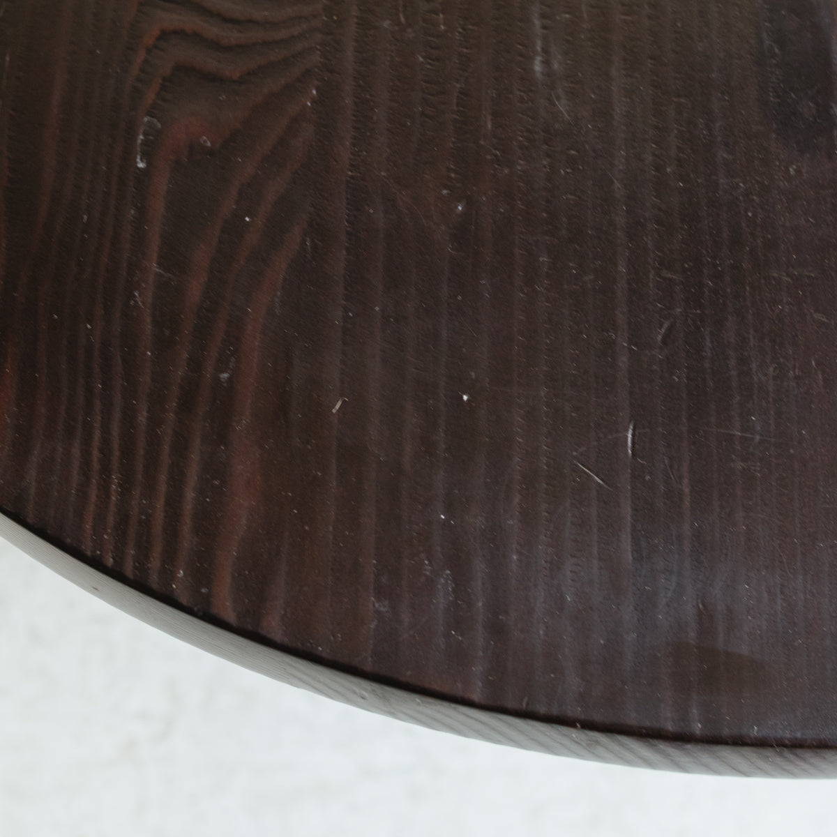 Table de ferme ovale en bois récupéré | Échantillon de sol