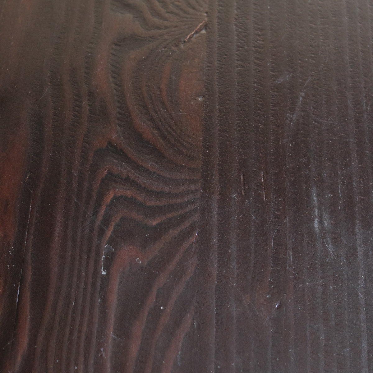 Table de ferme ovale en bois récupéré | Échantillon de sol
