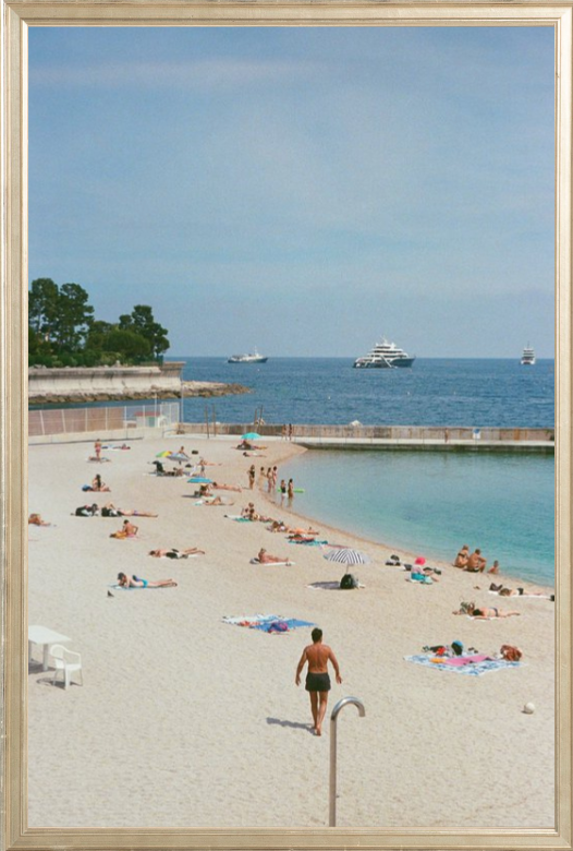 Photographie imprimée à la plage