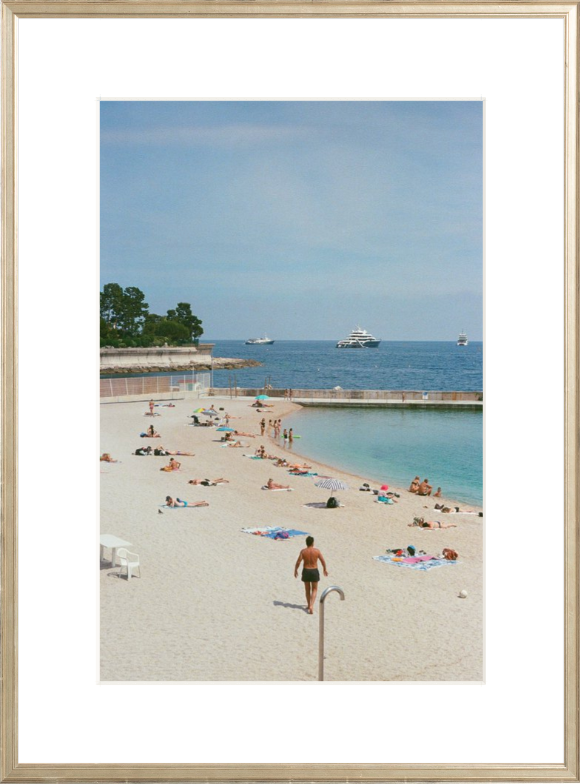Photographie imprimée à la plage