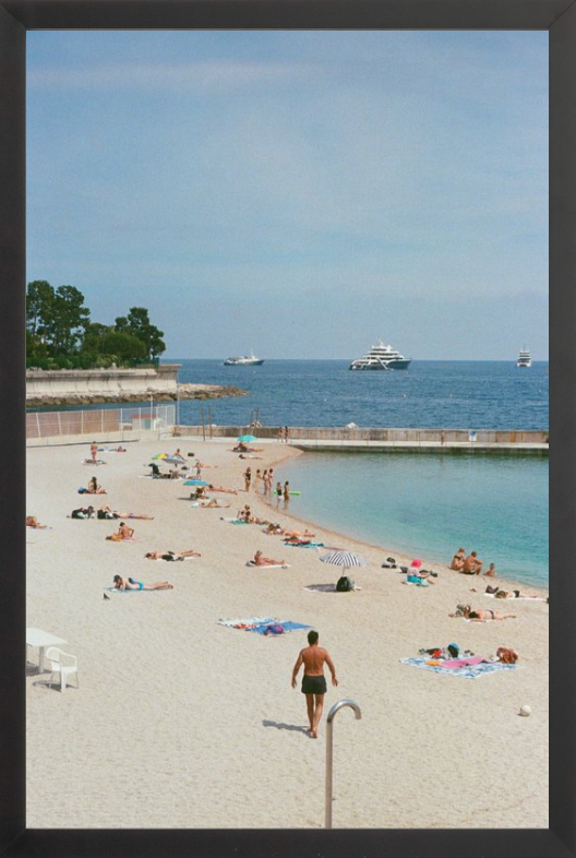 Photographie imprimée à la plage