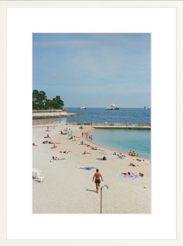 Photographie imprimée à la plage