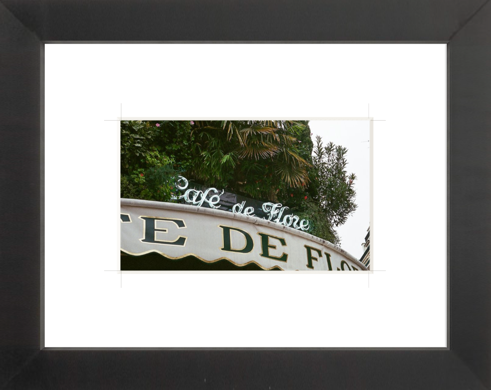 Photographie imprimée Café de Flore Paris
