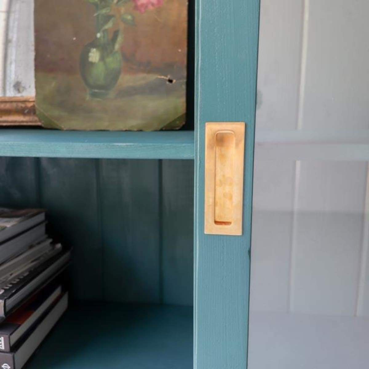 Armoire à portes coulissantes en bois récupéré | Échantillon de sol