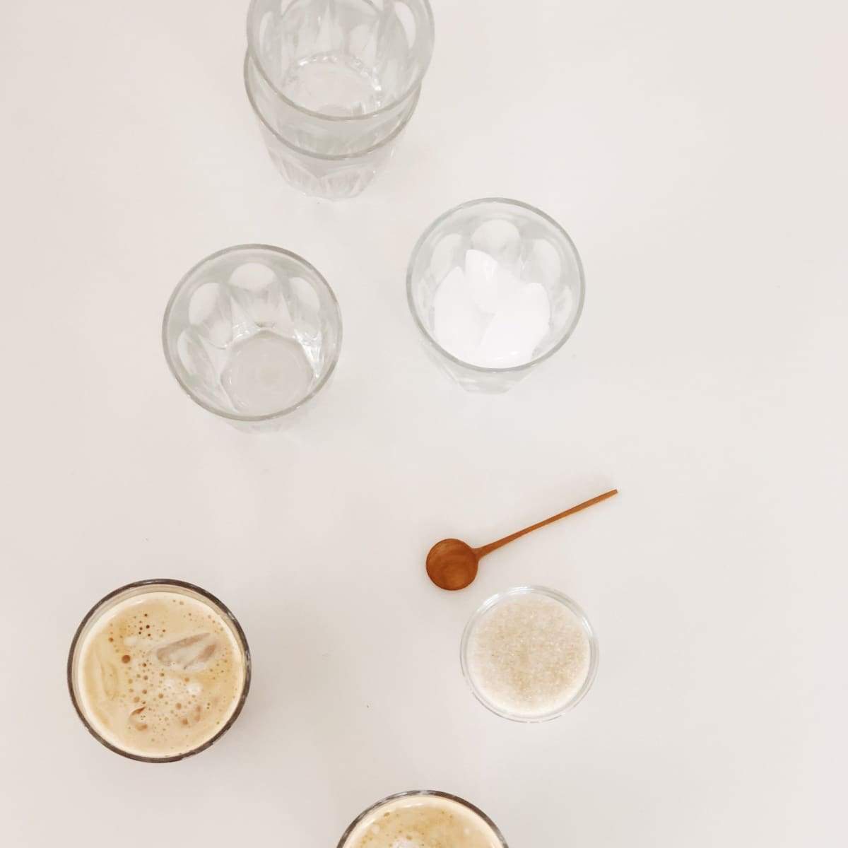 Ensemble de 6 verres à café français