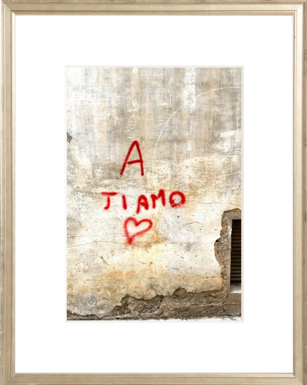 Une photographie imprimée de Ti Amo