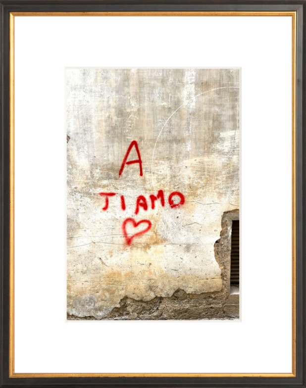 Une photographie imprimée de Ti Amo