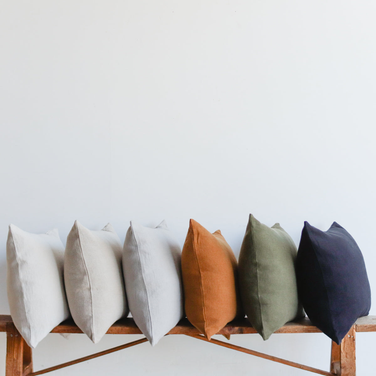 Housse de coussin en lin belge