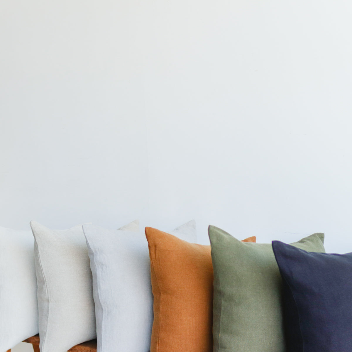 Housse de coussin en lin belge