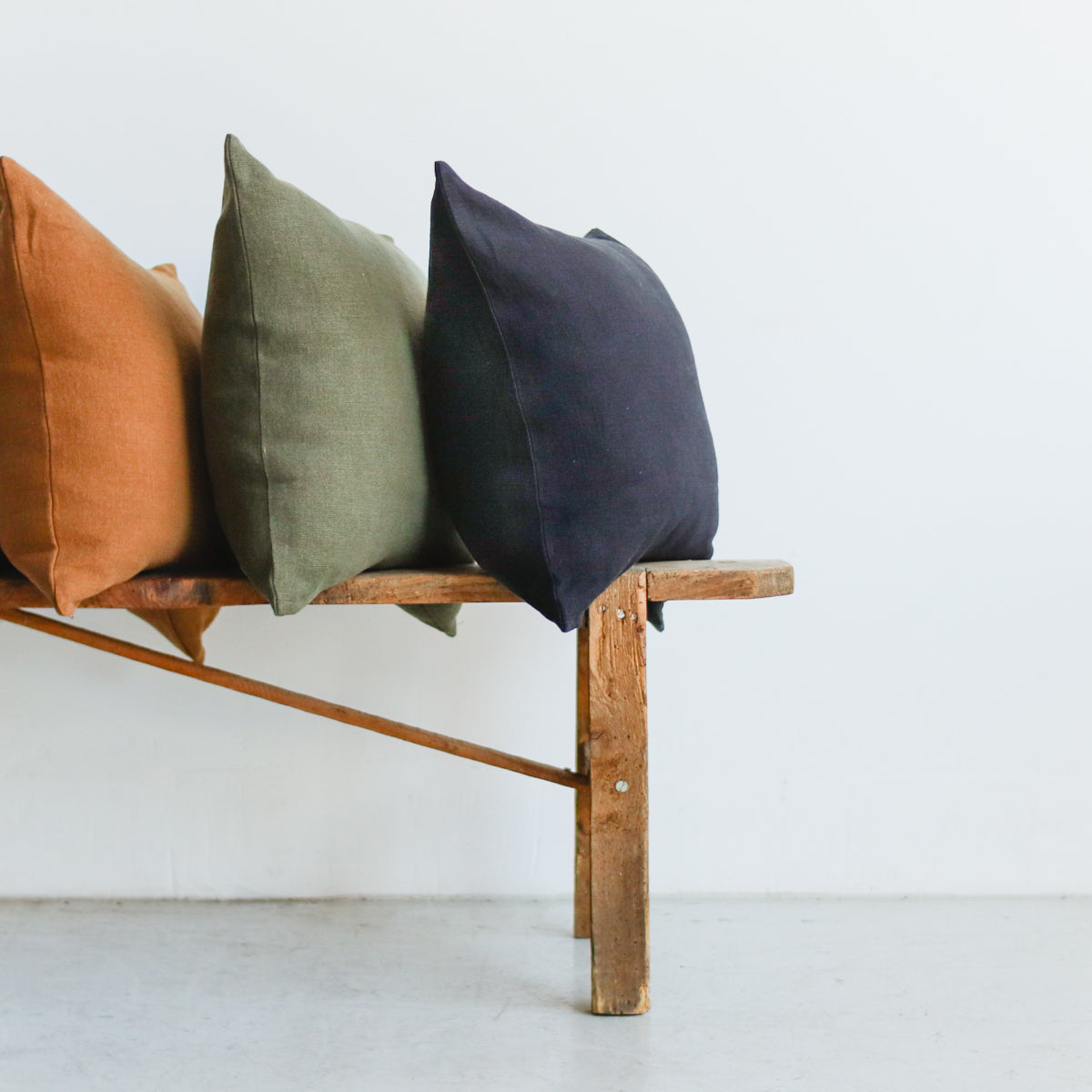 Housse de coussin en lin belge