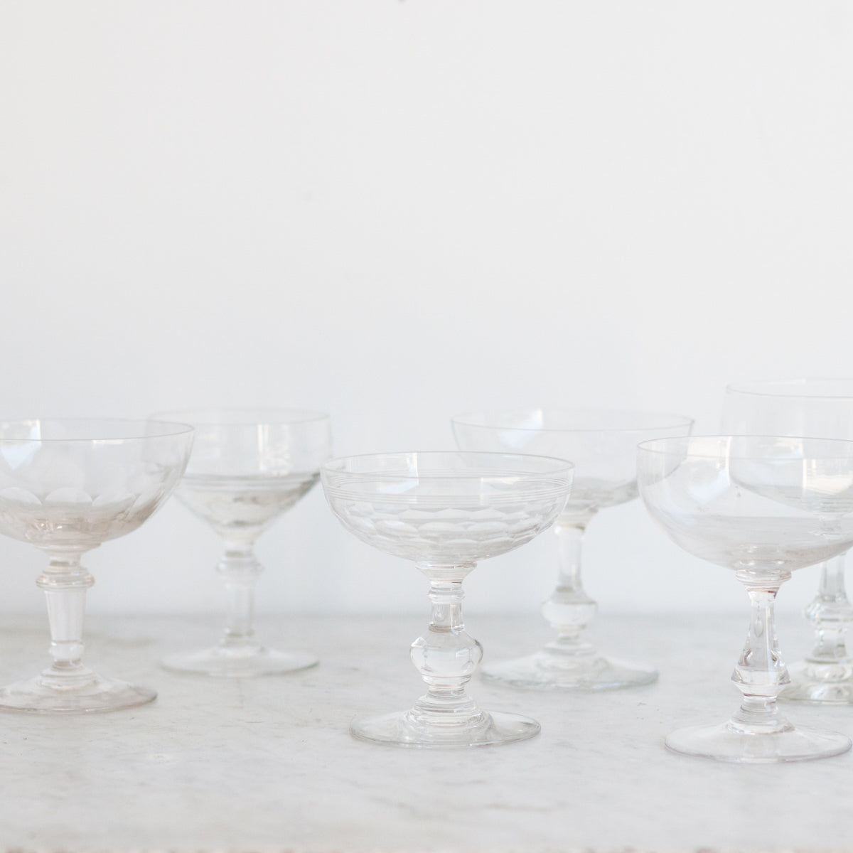 Ensemble de 4 coupes à champagne classiques