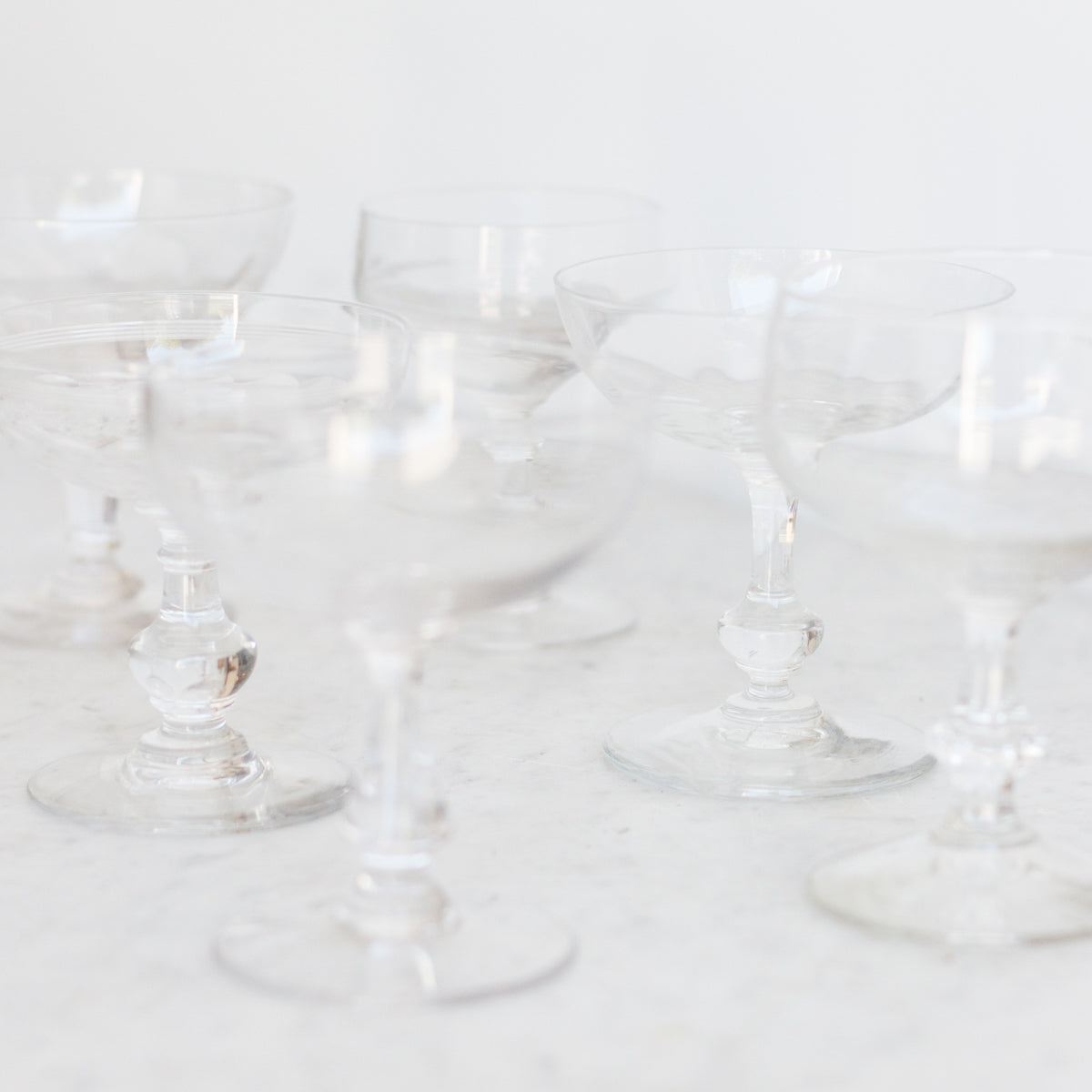 Ensemble de 4 coupes à champagne classiques