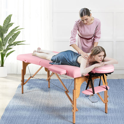 Table de massage portable 84''L réglable pour le visage, le spa et le tatouage avec transport
