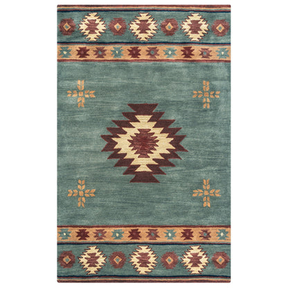 Tapis en laine touffeté à la main Alora Decor Ryder Southwestern