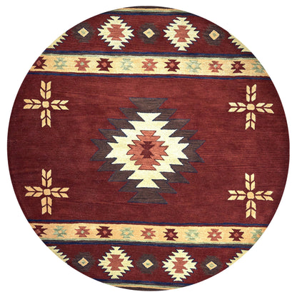 Tapis en laine touffeté à la main Alora Decor Ryder Southwestern