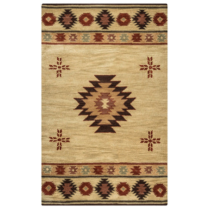 Tapis en laine touffeté à la main Alora Decor Ryder Southwestern