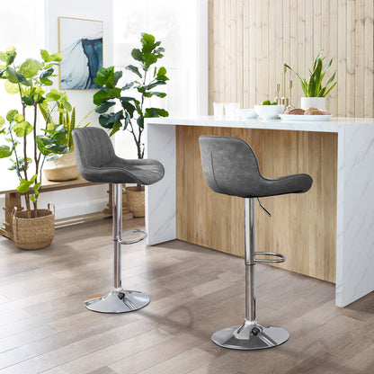 Tabouret de bar pivotant à hauteur réglable Art Leon, lot de 2