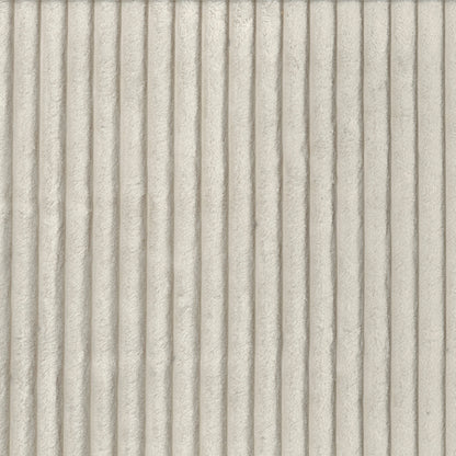 Fauteuil inclinable manuel pivotant en velours côtelé Braidy